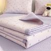 Double Layer Gauze Bed Cover Household Anti Slip Thickened Cotton Bed Single Piece Kang Cover Four Season Mattress