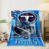 Tennessee Titans Football Helmet Design Flannel blanket for bedroom, living room, sofa, and nap sofas