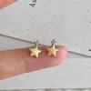 Корейские серьги-гвоздики из стерлингового серебра S925 с цирконием в виде звезды для женщин - Простые, Универсальные, Стильные