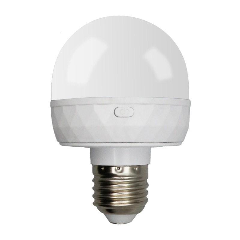 Беспроводная RGB LED лампочка с магнитом и зарядкой Type-C для дома, кемпинга и использования на открытом воздухе