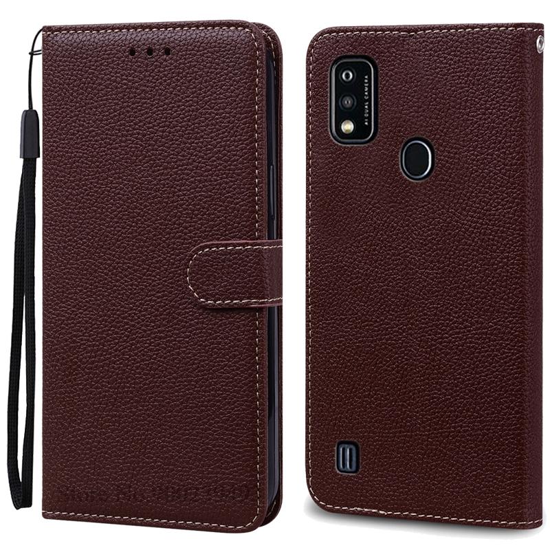 A51 Case For ZTE Blade A51 Case Soft Silicone Leather Flip Wallet Case For ZTE Blade A51 Case Back Cover Coque Fundas Etui