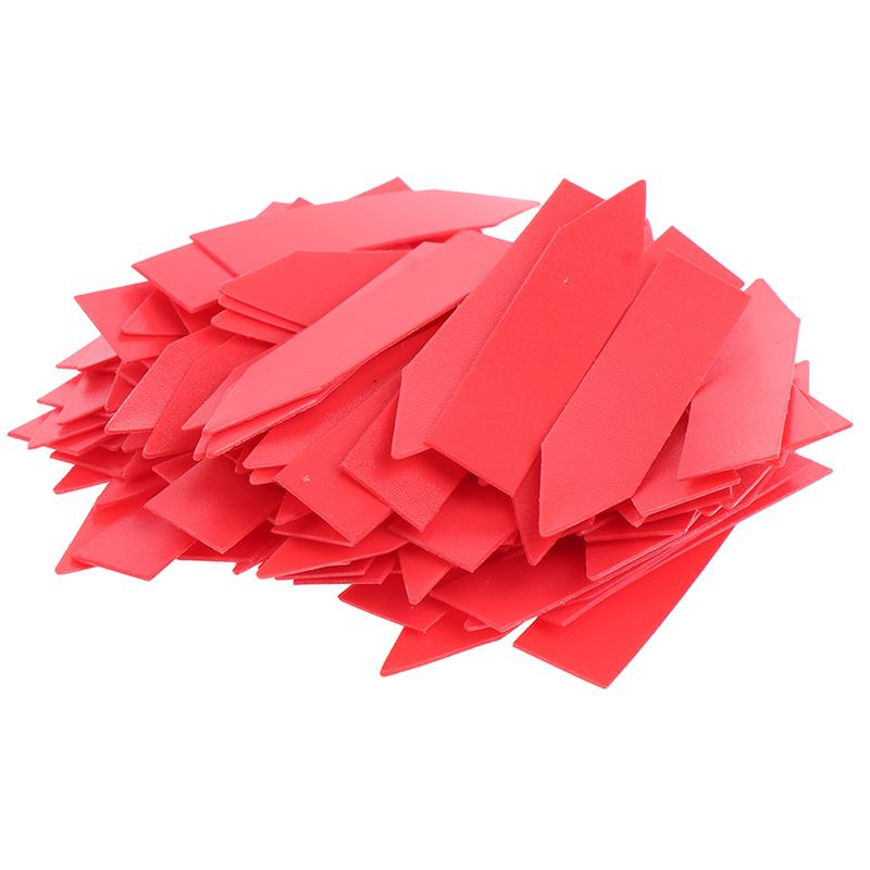 100 шт 5*1 см этикетки для растений комнатные бонсай имя бирка пластиковые разноцветные бирки для садоводства