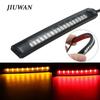 Universal Flexible 17 LED Motorcycle Light Strip Tail Stop Turn Signal Light Motorcycle Running Brake Light 8 Yellow 9 Red Led