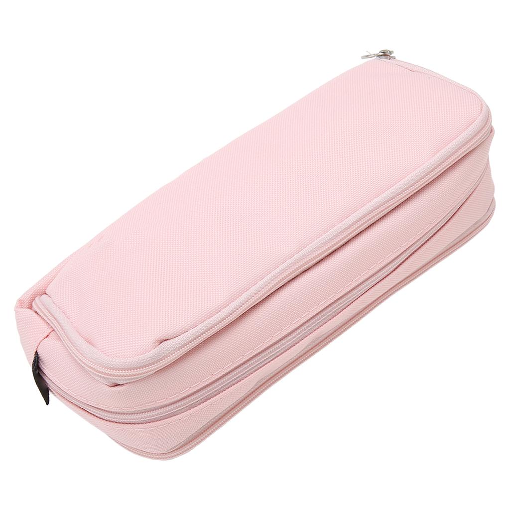 Пенал для ручек с 3 отделениями, холщовый, портативный, большой емкости, для мальчиков и девочек, для школы