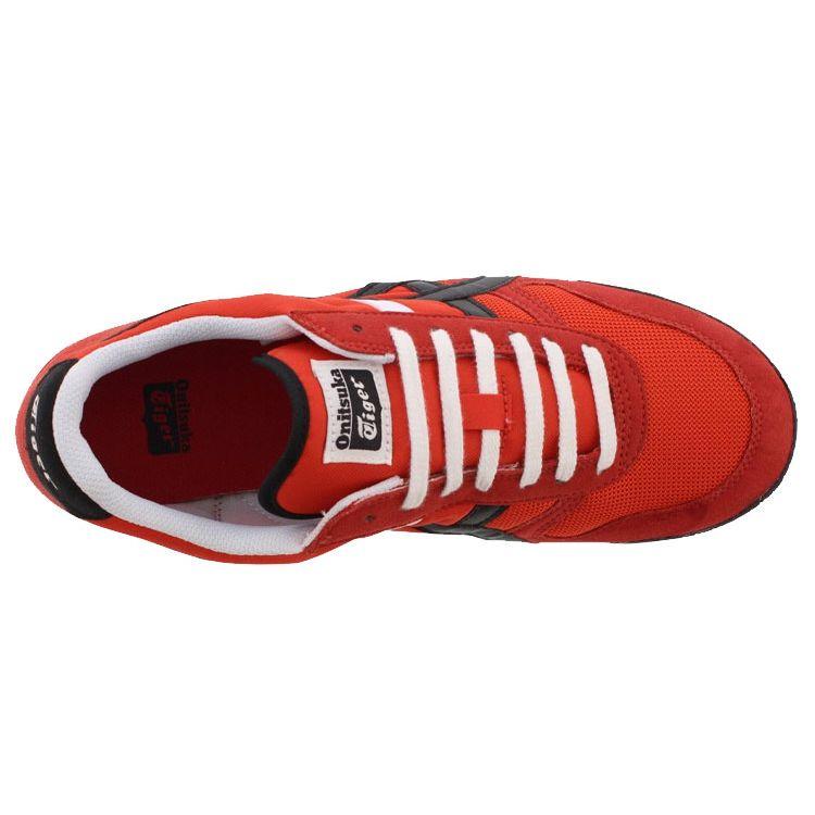 ONITSUKA TIGER Ультрасовременные 81 Нескользящие Дышащие Низкие Кроссовки Мужские Кроссовки Красные Черные D54HQ-2190