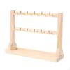 Elegant Wooden Jewelry Organizer for Rings and Earrings