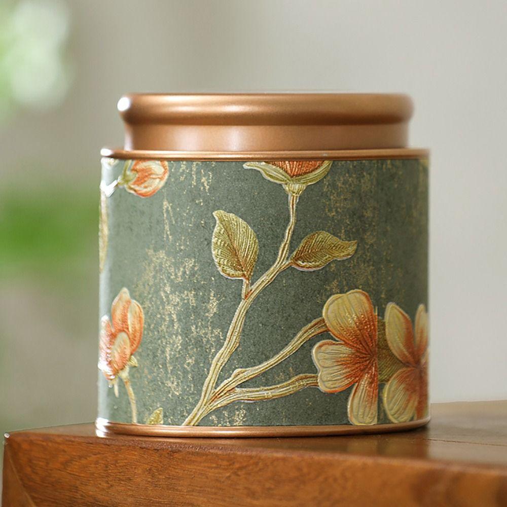 1 шт. Упаковка для чая Герметичная банка для чая 10/19 см Жестяная банка для хранения Новая пустая банка для чая