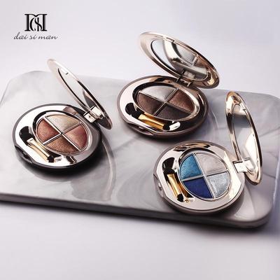 Палетка теней для век Daisy Man Nude Glitter: Водостойкий, Четырехцветный Перламутровый для Начинающих