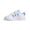 Grand Court I White Iridescent Baby Sneakers Cloud-White Dash-Grey FW1276