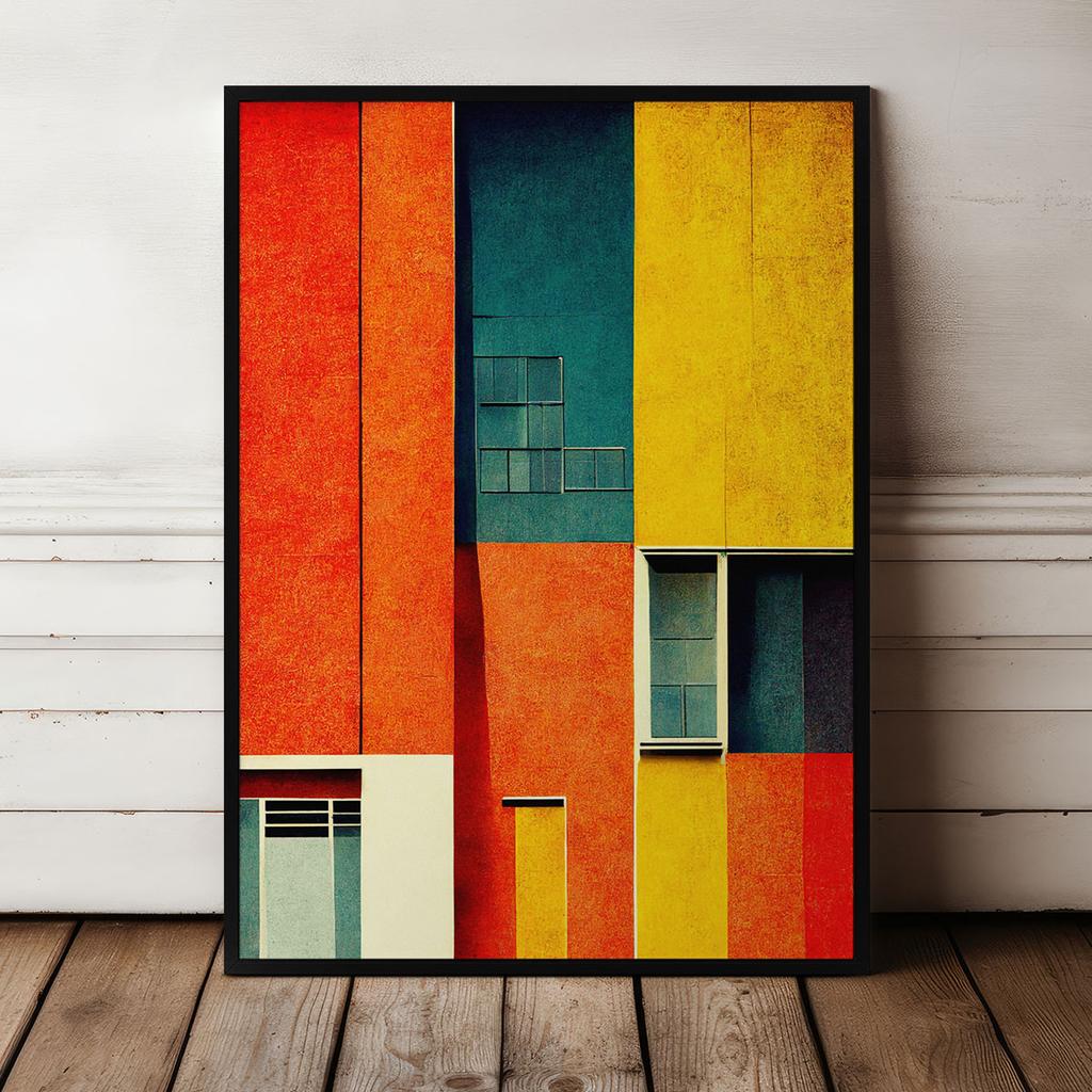 Poster Bauhaus Abstraction