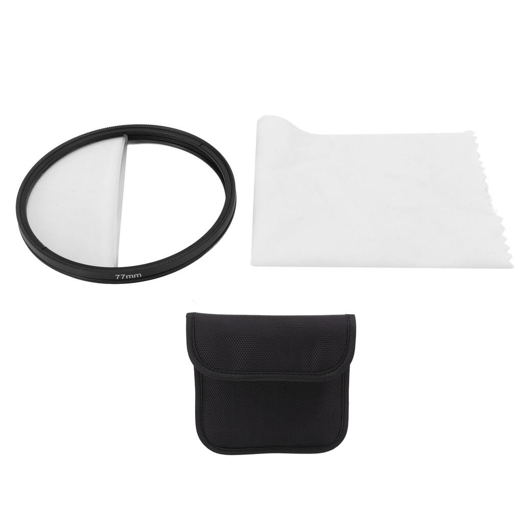 Split Diopter Filter Photography Foreground Blur Split Diopter Prism Camera Filter Accessory Film