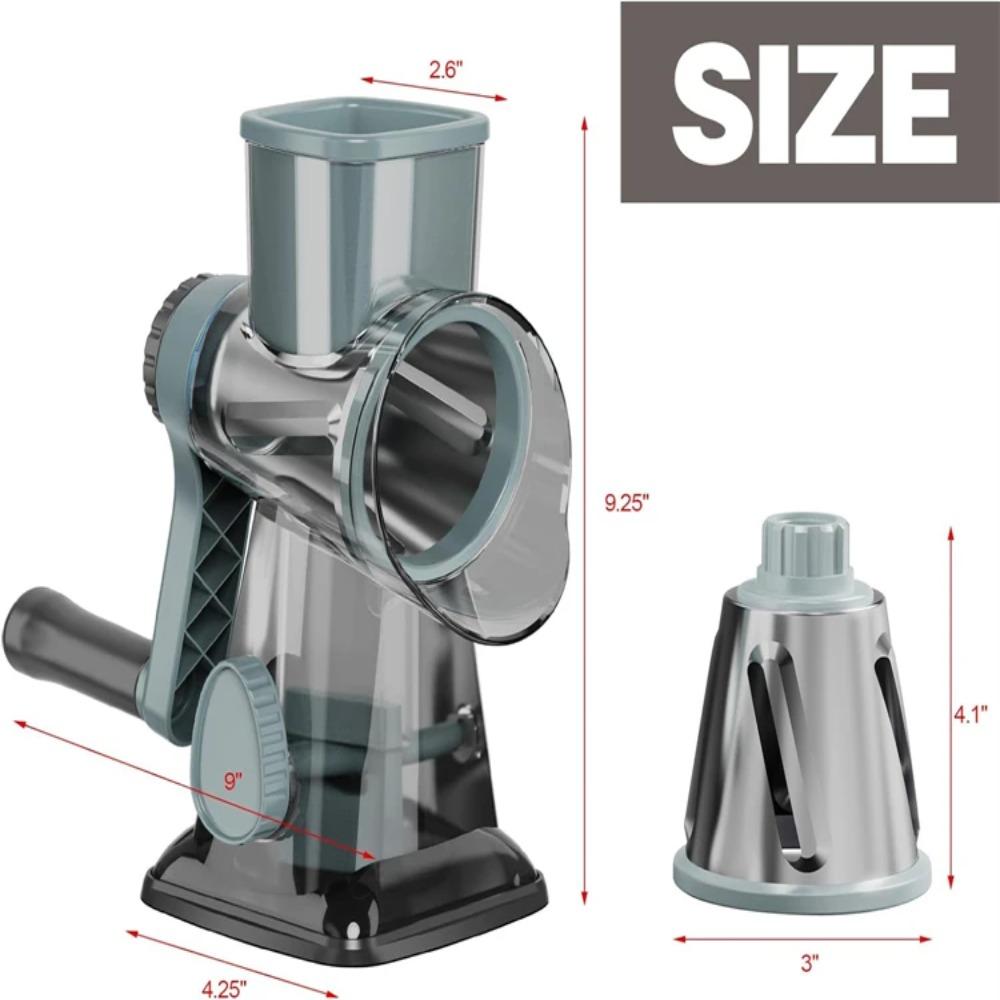 Versatile Rotary Cheese Grater Blender Peanut Nuts Grinder Cheese Vegetable Shredder Kitchen