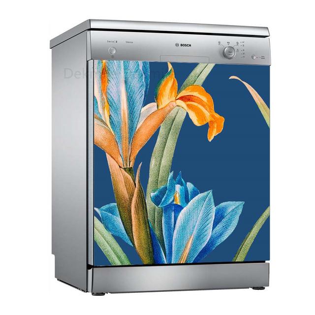 Чаша для мытья цветов, самоклеящиеся наклейки для посудомоечной машины, настенная дверная крышка, кухонные украшения, аксессуары, подарок, целая пленка, наклейка на обои