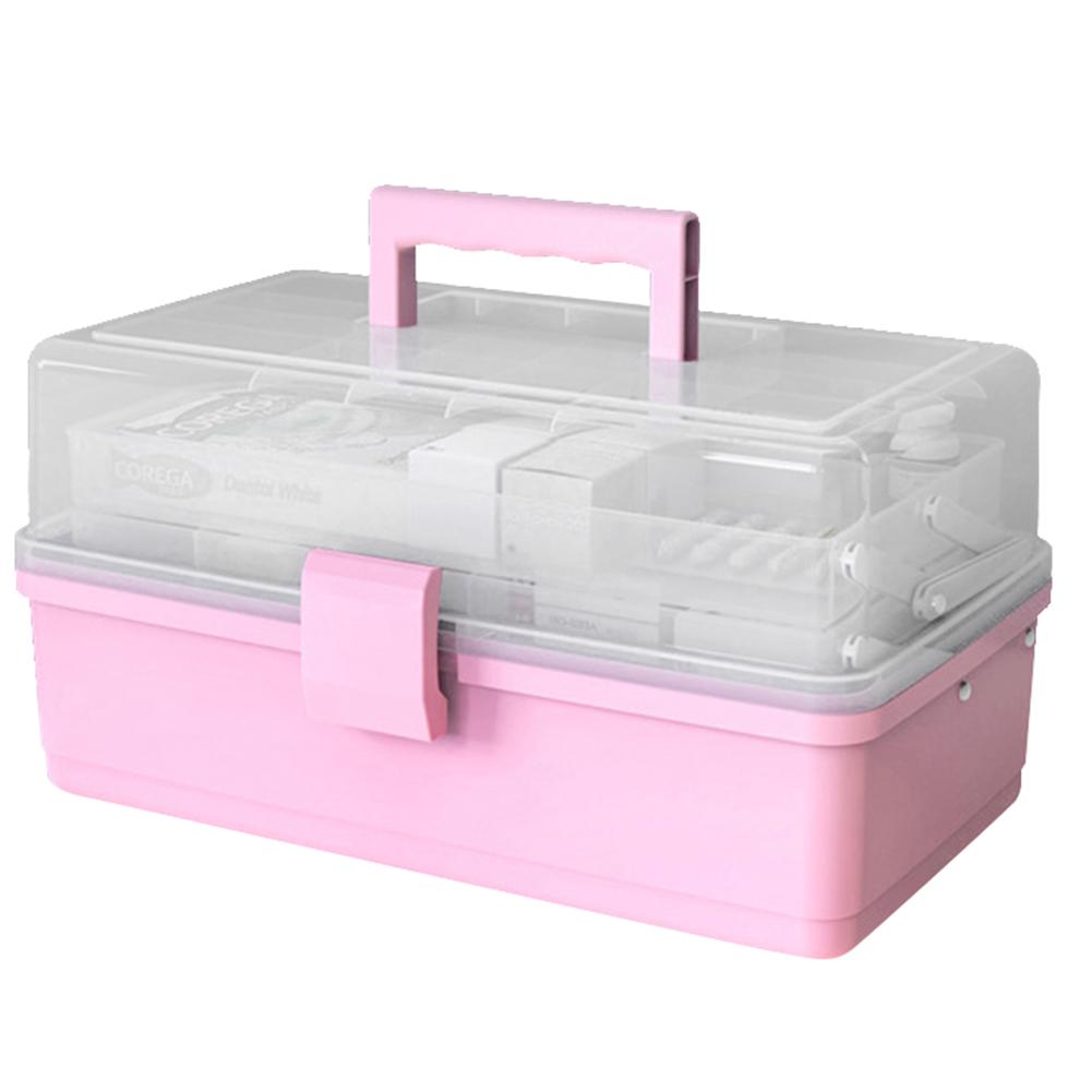 Домашняя косметика, аптечка для хранения лекарств, пластиковый портативный ящик для хранения лекарств
