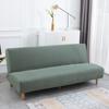 3 Different Sizes Jacquard Fabric Armless Sofa Bed Cover Sofa New Year Decor Slipcovers Stretch Protector Elastic Bench Cover