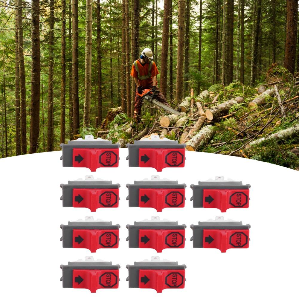 10PCS Red On Off Stop Switch Compact Kill Stop Switch for Husqvarna 137 142 36 41 42 136 50 51 55 61 141 266 268 272 281 288
