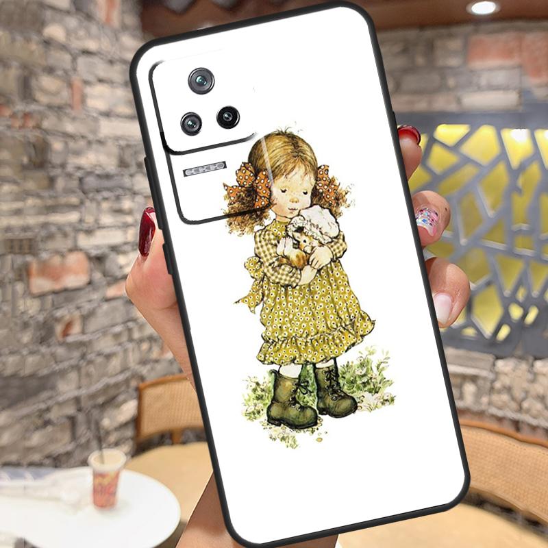 Sarah Kay Case For Xiaomi 11T 12T 13 Pro 12X 11 12 Lite Cover For POCO F5 X5 X4 X3 Pro F4 GT F3 M5 C40
