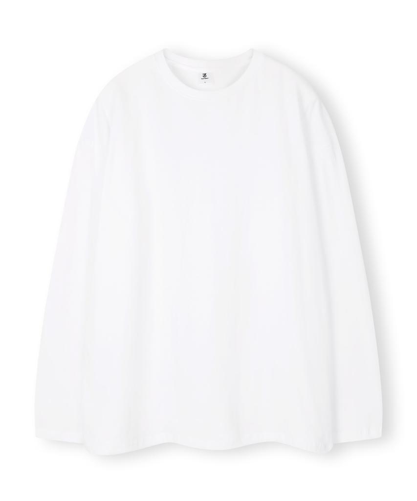 TOPBOY [2 шт.] Свободная футболка с длинным рукавом и круглым вырезом 2 цвета