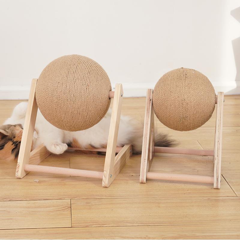 Manufacturer Detachable Cat Scratcher Toys with Sisal Ball