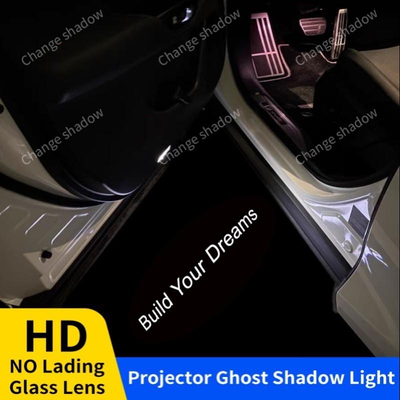 2 шт. HD LED Подсветка дверей автомобиля Проектор Световой Призрачная тень Атмосферный свет Для BYD ATTO3 YUAN PLUS Han Sealion 6 Song Plus