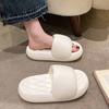 Тапочки на платформе, женские, лето 2024, новые модные, толстые, мягкие, сандалии, для дома, пар, для ванной, нескользящие, для улицы, для пляжа
