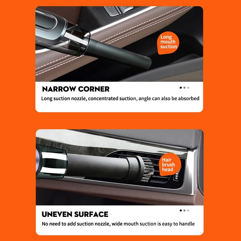 15000 PA 200 Вт мощный автомобильный пылесос портативный бытовой автомобильный пылесос двойного назначения для сухой и влажной уборки 4000 мАч ручной пылесос