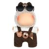 Desing Wish Clothes Set for 17cm Lovebu Plush Cute Doll DIY Kids Gift Doll Not Doll, Clothes, Accessories, (Brown, Included)