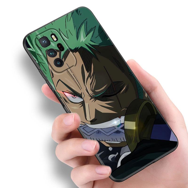 Anime Roronoa Zoro Black Silicone Phone Case For Xiaomi Redmi Note 10 11 11S 12 13 4G 8 9 11T Pro 5G Plus 8T 9S 10S 12S