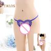 Сексуальные женские однотонные стринги для медового месяца в форме сердца, трусики-стринги с низкой талией