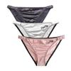 Josigge Sexy Shiny Underwear of Women's T-Back Briefs, Waist-Lifting, Butt-Lifting, High-Quality (Set 3)