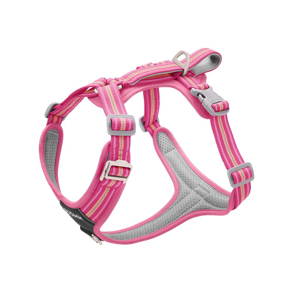 Dog leash Explosion-proof pet chest strap Comfortable outdoor dog leash Reflective car dual-purpose dog