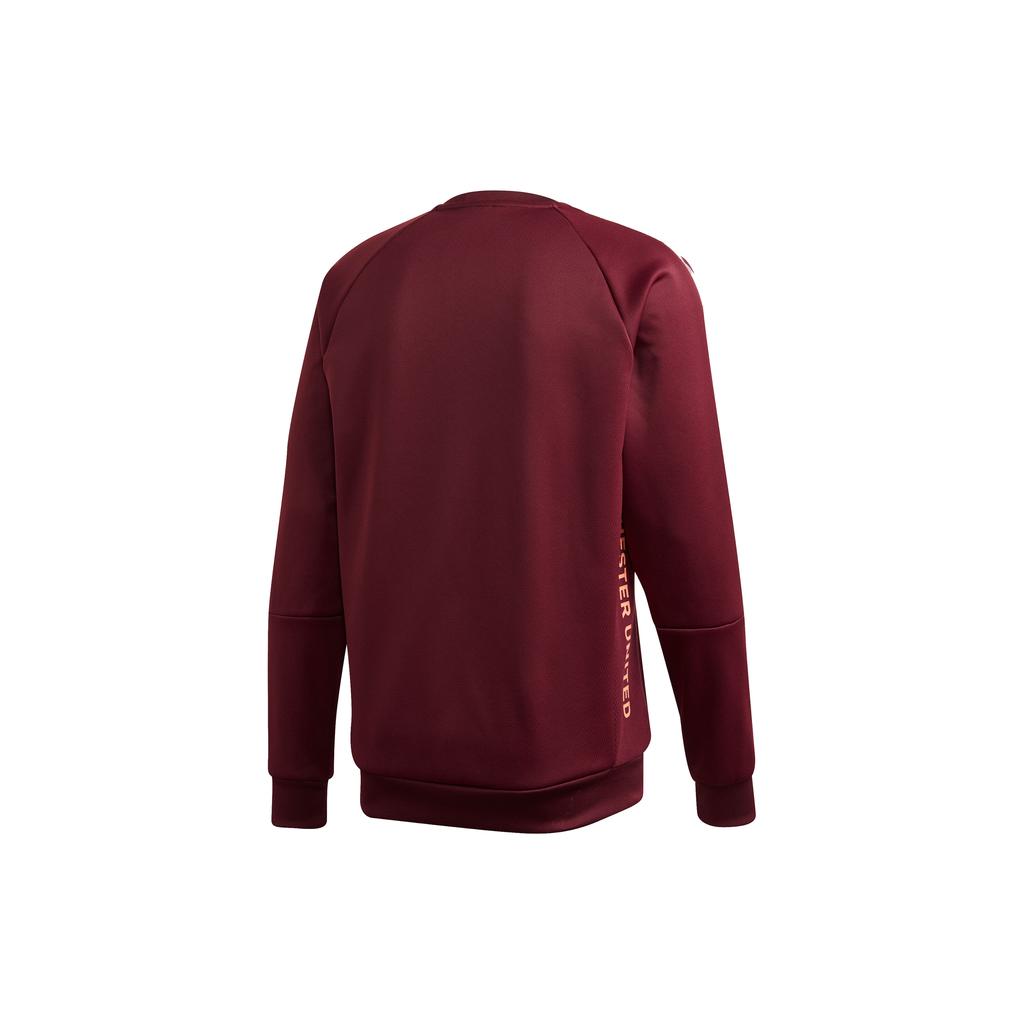 Adidas Manchester United Travel Sweatshirt Men Tops Burgundy FR3863
