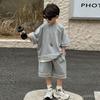 Летний спортивный T-shirt Детская одежда Модный комплект рубашек для мальчиков