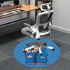 1pc Mario Mushroom Cap Office Round Area Rug, Under Office Chairs Bedroom Living Room Home Decor a1022334