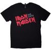 Iron Maiden Unisex T-Shirt: Est. 1975 Slanted Logo (Black)