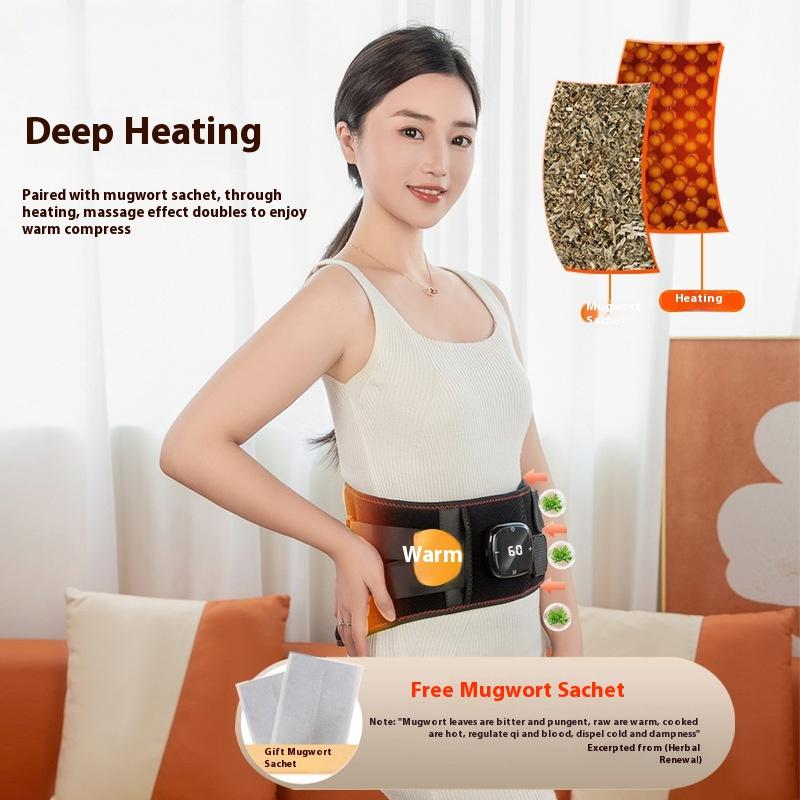 Intelligent waist massager Support massage belt Electric heating vibration belt Abdominal massage belt Massage instrument