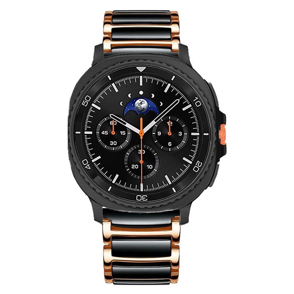 Керамический+Металлический Ремешок Для Samsung Galaxy Watch Ultra 2026 47мм Сменный Ремешок Для Galaxy Watch 8 44мм 40мм 8 Classic 46мм