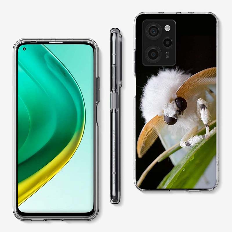 Чехол для телефона Moth Macro Cover для Xiaomi Poco M8 M7 M6 M4 M3 X7 X6 X4 Pro F7 Ultra M5S Mi 14 14T 15 15T 12T 10T Pro 12S 12 11 Lite