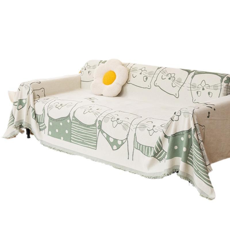 Ткань для чехла на диван, новое нескользящее универсальное утолщенное полотенце для дивана, универсальный чехол на четыре сезона, пыленепроницаемое одеяло