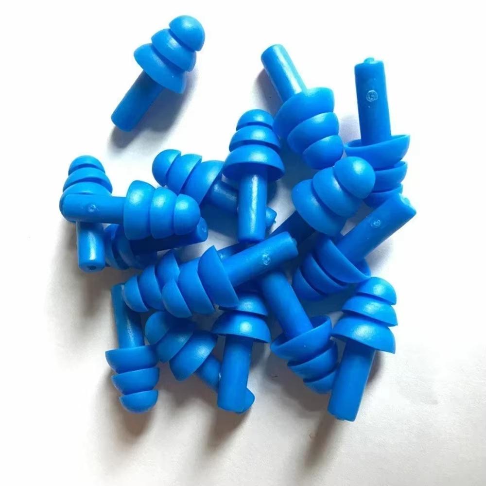 10 шт. Мягкие силиконовые беруши Водонепроницаемые беруши для плавания Многоразовые Беруши для сна с шумоподавлением Защита слуха