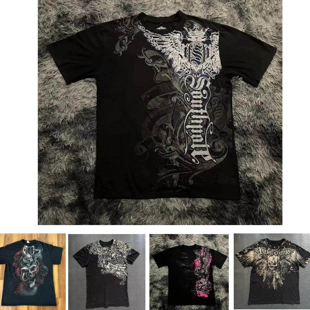 Мужская летняя футболка с принтом черепа, удобная, с круглым вырезом, в уличном стиле, для активного отдыха