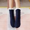 1Pair Polyester Fibre Thermal Socks Plush Snow Socks Fashion Thicken Stockings  Women