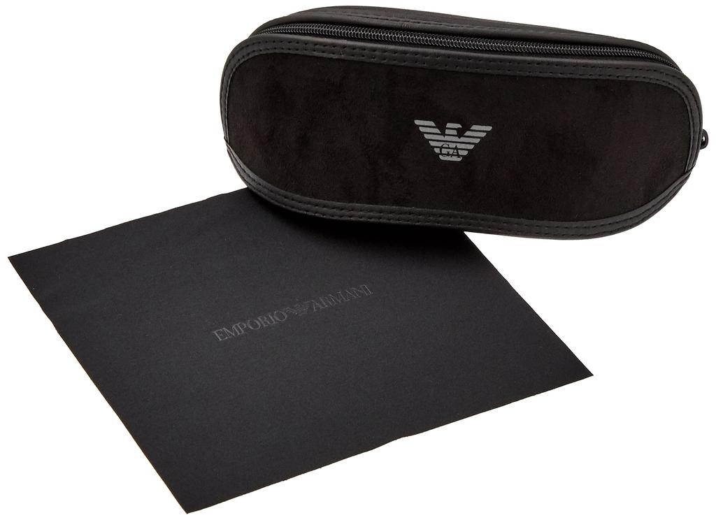 Солнцезащитные очки EA4183U Матовый фиолетовый Зеленая зеркальная линза 64 [Emporio Armani] Опал/Серый