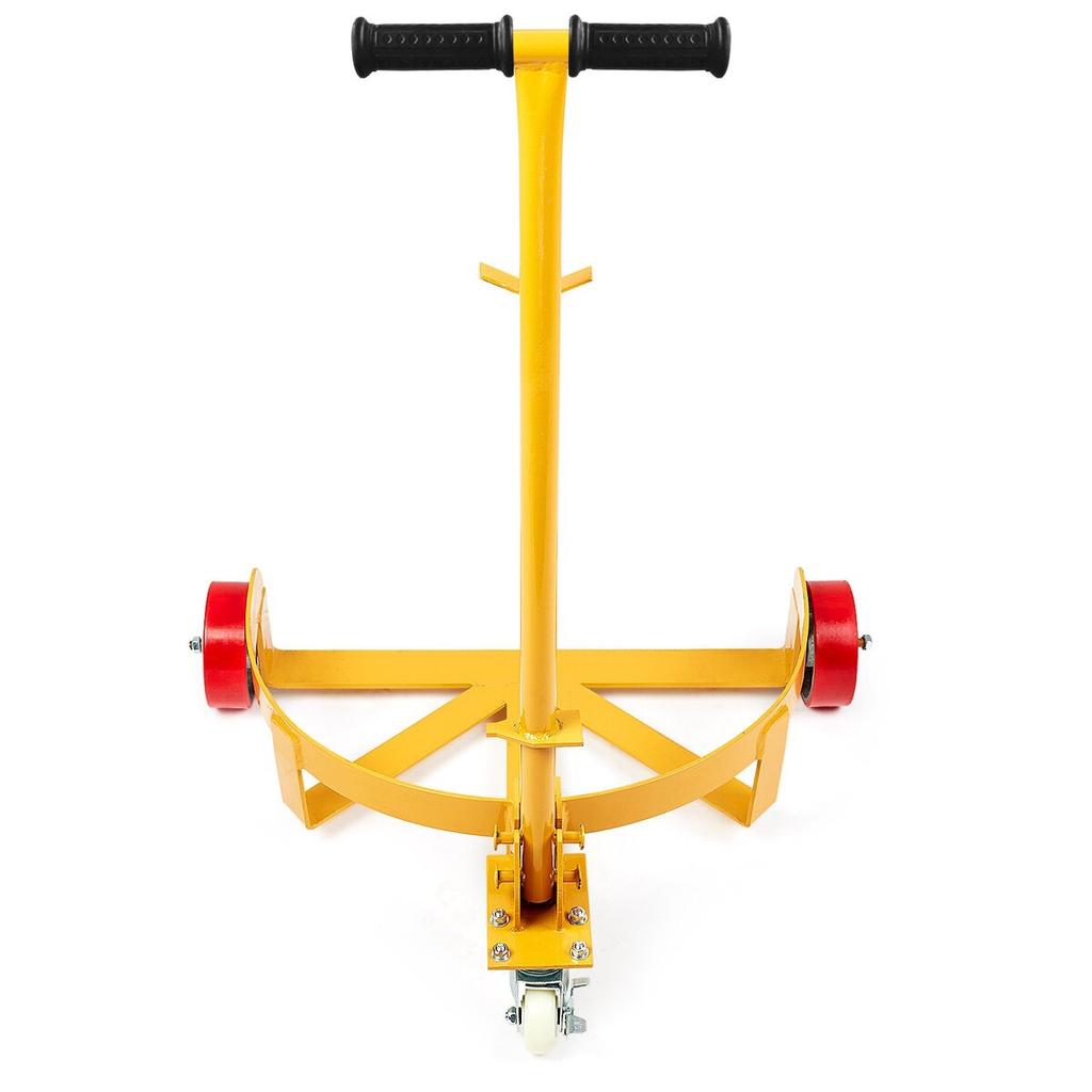 55 Gallon Drum Dolly, 1200 lbs Load Capacity, Barrel Dolly Cart Drum Caddy Round Dolly Steel Low Profile, Heavy Duty Steel Frame with Adjustable