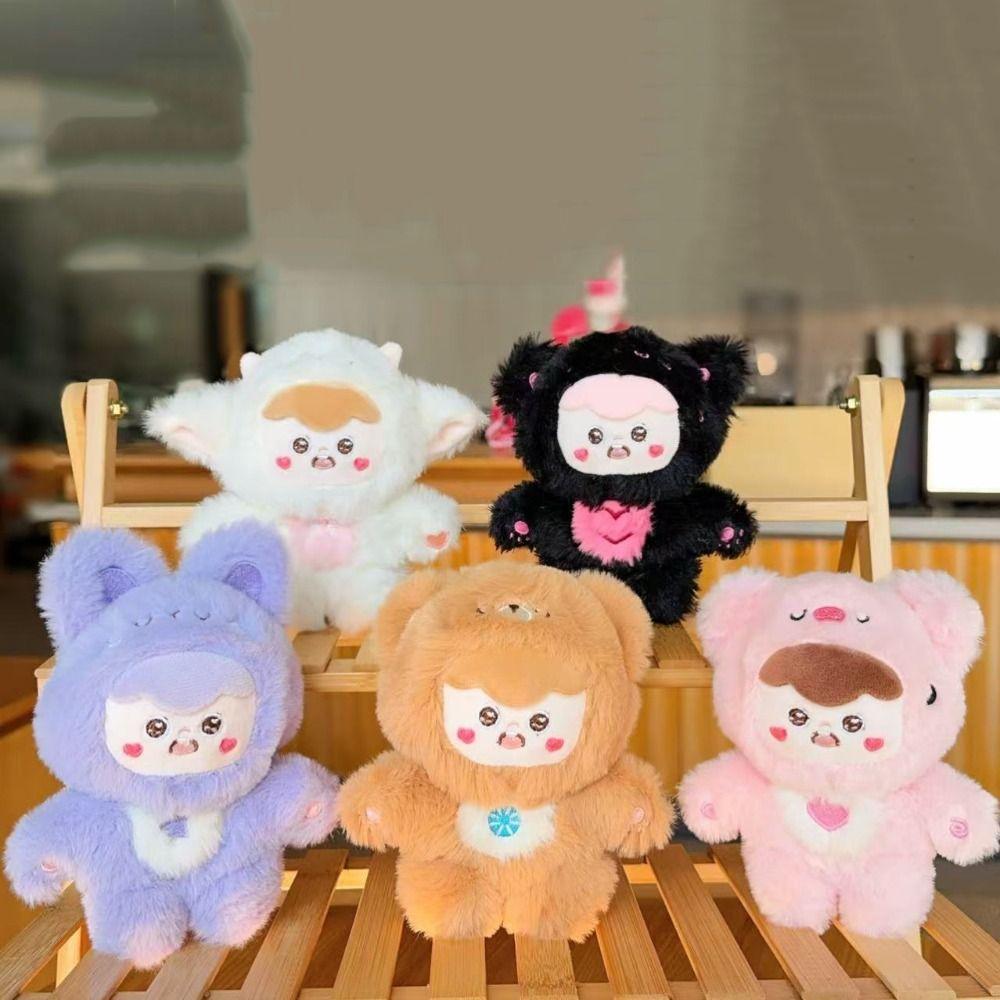 Soft Anime Doll Pendant Plushies Doll Bear Plush Keychain Bee Plush Coin Purse  Hanging Accessory