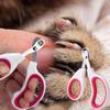 Plastic Pet Grooming Trimmer Stainless Steel Cat Nail Scissors Professional Cat Nail Clippers  Dogs