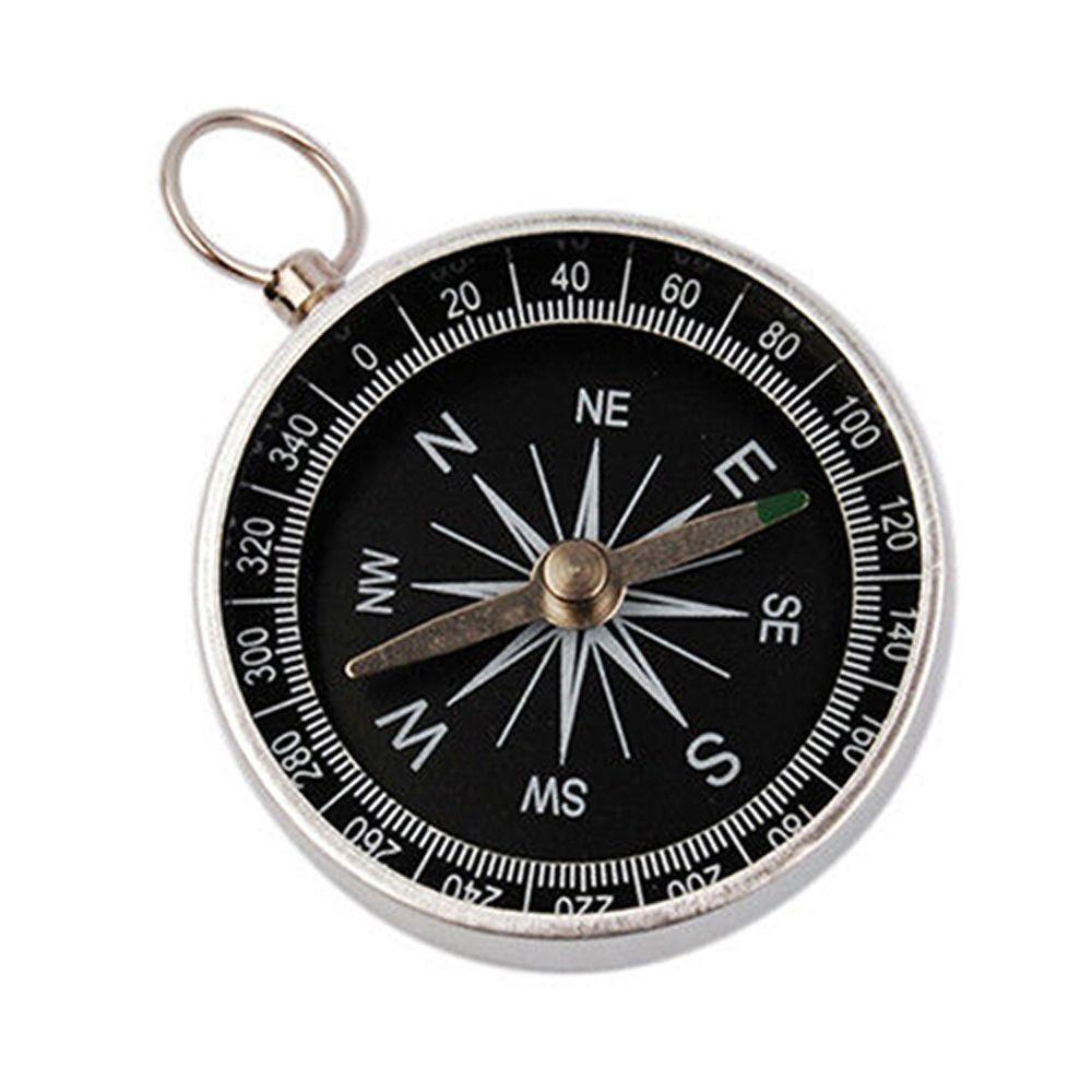 Outdoor Travel Compass Lightweight Aluminum Professional Wild Survival Compass Navigation Tool