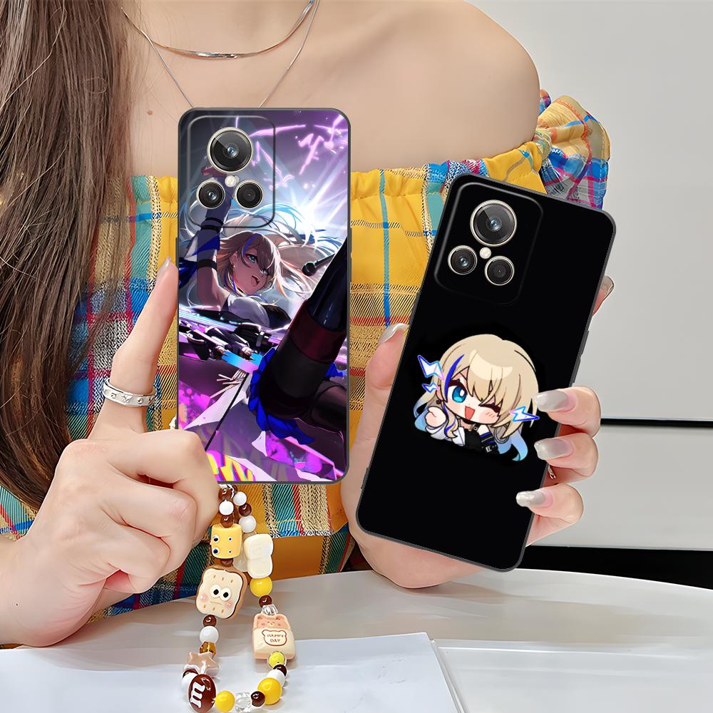 HSR Serval Матовый ТПУ Чехол для Мобильного Телефона для Realme GT 8 Neo Pro C75 73 71 C67 65 C55 53 C35 31 C20 15 Цветной Чехол