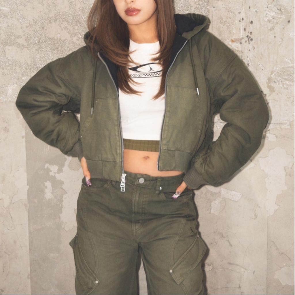 Jordan X Travis Scott однотонная модная куртка с длинным рукавом на молнии, женские куртки зеленого цвета FD9114-325