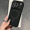 Роскошный Жидкий Силикон Для Чехла Magsafe Для iPhone 17 Air 16 15 14 13 12 Pro Max Беспроводная Зарядка Мягкая Защитная Крышка-Бампер